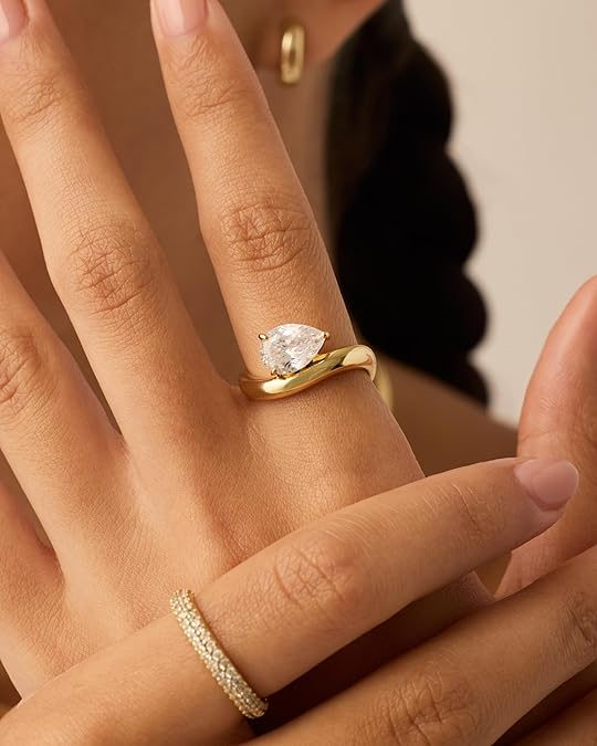 Prsten Wavy Promise | Zlato