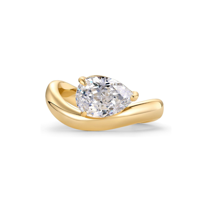 Prsten Wavy Promise | Zlato